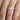 ENGAGEMENT RING SETTING IN 14KT WHITE GOLD, WITH 0.34CT NATURAL DIAMONDS.