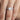 ENGAGEMENT RING SETTING IN 18KT WHITE GOLD, WITH 0.23CT NATURAL DIAMONDS.