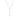 bluqueen NECKLACE IN WHITE SILVER 925