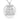 bluqueen NECKLACE IN WHITE SILVER 925