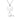 bluqueen NECKLACE IN WHITE SILVER 925