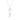 bluqueen NECKLACE IN WHITE SILVER 925