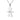 bluqueen NECKLACE IN WHITE SILVER 925