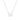bluqueen NECKLACE IN WHITE SILVER 925