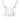 bluqueen NECKLACE IN WHITE SILVER 925