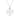 BLUQUEEN NECKLACE IN RHODIUM-PLATED 925 STERLING SILVER