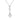 14KT WHITE GOLD CHARM, WITH 0.2CT NATURAL DIAMOND.