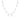 bluqueen NECKLACE IN WHITE SILVER 925