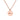 bluqueen NECKLACE IN PINK SILVER 925