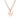 bluqueen NECKLACE IN PINK SILVER 925
