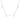 bluqueen NECKLACE IN WHITE SILVER 925