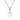 bluqueen NECKLACE IN WHITE SILVER 925