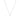 bluqueen NECKLACE IN WHITE SILVER 925