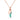 bluqueen NECKLACE IN PINK SILVER 925