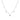 bluqueen NECKLACE IN WHITE SILVER 925