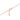BLUQUEEN CHARM NECKLACE IN 18K 750 PINK GOLD-PLATED 925 STERLING SILVER