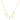 GIOVE MIO CHAIN NECKLACE WITH 925 YELLOW SILVER PENDANT