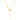 GIOVE MIO CHAIN NECKLACE WITH 925 YELLOW SILVER PENDANT