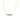 GIOVE MIO CABLE CHAIN NECKLACE WITH 10KT YELLOW GOLD PENDANT, 45 CM LONG, WITH 0.44CT RHODOLITE. AND GARNET CT.