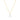 GIOVE MIO CABLE CHAIN NECKLACE WITH 10KT YELLOW GOLD PENDANT, 45 CM LONG, WITH CT PEARL.