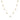 GIOVE MIO CHAIN NECKLACE WITH PENDANT IN 10KT YELLOW GOLD, WITH 1.08CT SAPPHIRE.