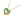 GIOVE MIO CABLE CHAIN NECKLACE WITH 10KT YELLOW GOLD PENDANT, 43 CM LONG, WITH CT EMERALD.