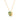 GIOVE MIO CABLE CHAIN NECKLACE WITH 10KT YELLOW GOLD PENDANT, 43 CM LONG, WITH CT EMERALD.