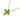 GIOVE MIO CABLE CHAIN NECKLACE WITH CROSS CHARM IN 10KT YELLOW GOLD, 43 CM LONG, WITH CT EMERALD.