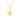 GIOVE MIO CHAIN NECKLACE WITH CHARM IN 14KT YELLOW GOLD