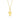 GIOVE MIO CHAIN NECKLACE WITH CHARM IN 14KT YELLOW GOLD