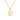 GIOVE MIO Chain with Initial B in 14Kt Yellow Gold.