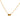 GIOVE MIO Chain with Gem Charm in 14Kt Yellow Gold with Citrine.