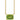 GIOVE MIO CHAIN NECKLACE WITH CHARM IN 14KT YELLOW GOLD, 45 CM LONG, WITH PERIDOT CT.