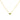 GIOVE MIO Chain with Gem Charm in 14Kt Yellow Gold with Peridot.