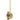 GIOVE MIO CHAIN NECKLACE WITH CHARM IN 14KT YELLOW GOLD, 45 CM LONG, WITH AMETHYST CT.