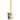 GIOVE MIO CHAIN NECKLACE WITH CHARM IN 14KT YELLOW GOLD, 40 - 45 CM LONG, WITH LONDON BLUE CT BLUE TOPAZ.