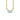 GIOVE MIO Chain with Gem Charm in 14Kt Yellow Gold with Topaz Blue London Blue.
