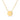 GIOVE MIO CHAIN NECKLACE WITH PLATE CHARM IN 14KT YELLOW GOLD, WITH NATURAL DIAMOND CT.