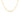 GIOVE MIO CABLE CHAIN NECKLACE WITH CHARM IN 14KT YELLOW GOLD, 44 CM LONG