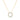 GIOVE MIO CABLE CHAIN NECKLACE WITH GOOD KARMA CHARM IN 14KT YELLOW GOLD, 45 CM LONG, WITH SKY BLUE CT BLUE TOPAZ. AND WHITE TOPAZ CT.