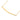 GIOVE MIO CHAIN NECKLACE WITH CHARM IN 14KT YELLOW GOLD, 45 CM LONG