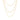 GIOVE MIO NECKLACE IN 14KT YELLOW GOLD, 50 CM LONG