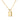 GIOVE MIO CHAIN NECKLACE WITH KEY OR LOCK CHARM IN 14KT YELLOW GOLD, 45 CM LONG