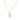 GIOVE MIO CHAIN NECKLACE WITH KEY OR LOCK CHARM IN 14KT YELLOW GOLD, 45 CM LONG