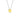 GIOVE MIO CHAIN NECKLACE WITH CHARM IN YELLOW AND WHITE SILVER 925