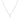 GIOVE MIO CLIP CHAIN NECKLACE WITH PLATE CHARM IN WHITE 925 SILVER
