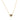 GIOVE MIO CHAIN NECKLACE WITH BUTTERFLY CHARM IN 18KT YELLOW GOLD PLATED 925 SILVER