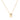 GIOVE MIO CHAIN NECKLACE WITH INITIAL CHARM IN 18KT YELLOW GOLD PLATED 925 SILVER, WITH CT PEARL.