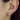 GIOVE MIO BABY EARRINGS IN 18KT YELLOW GOLD, WITH TURQUOISE CT.