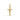 GIOVE MIO CROSS PENDANT IN 18KT YELLOW GOLD